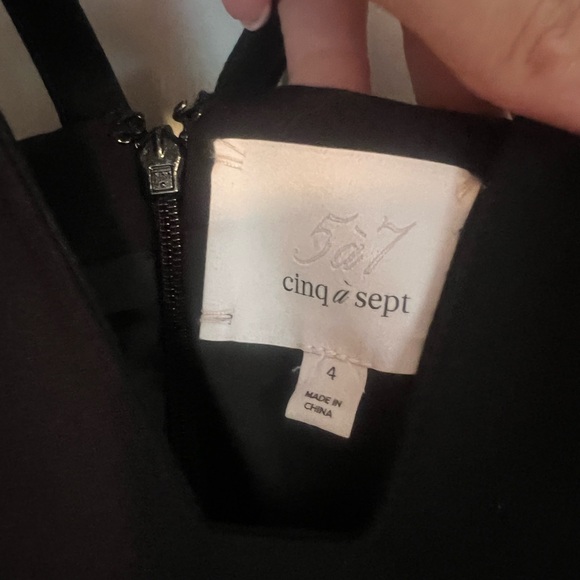 Cinq à Sept Black Midi Dress - Picture 3 of 3